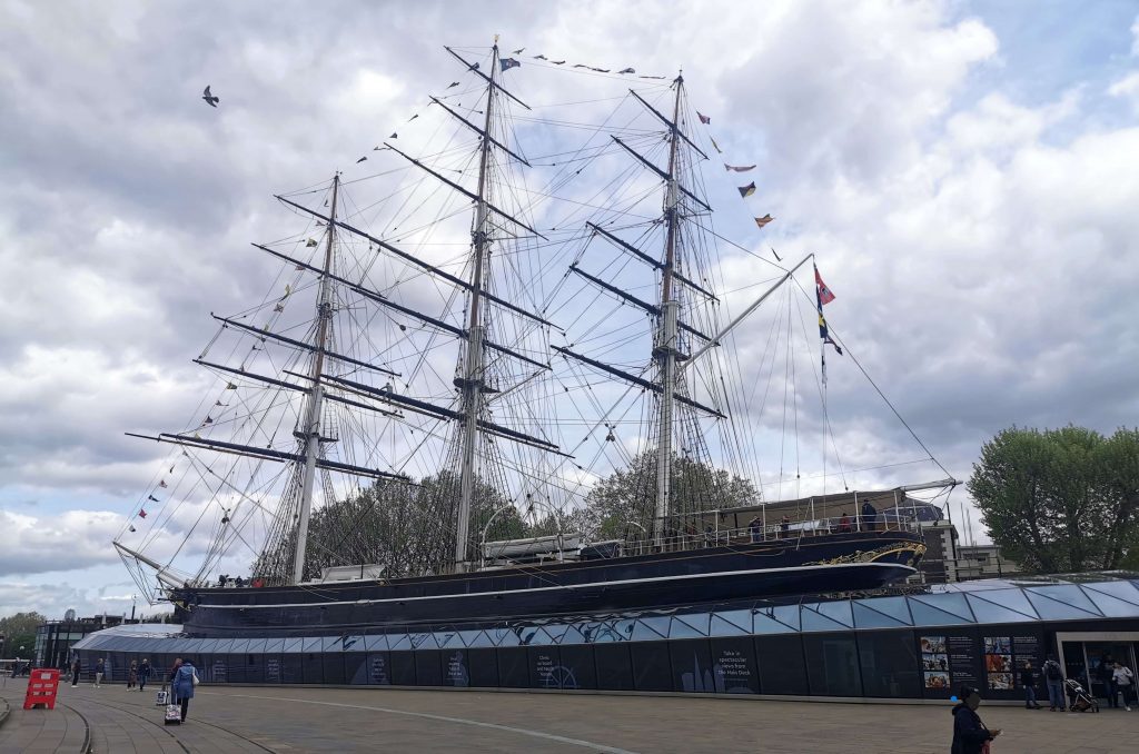 Historisches Segelschiff Cutty Sark in Greenwich London