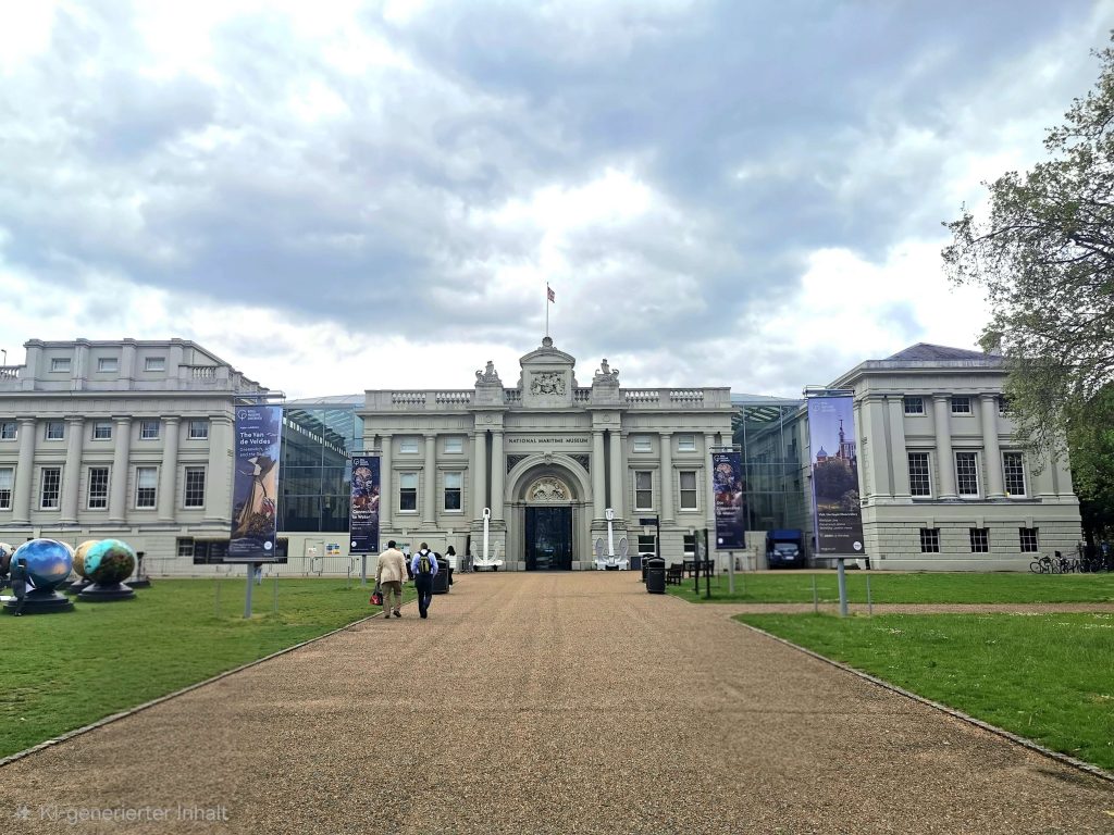 National Maritime Museum in Greenwich London Außenansicht